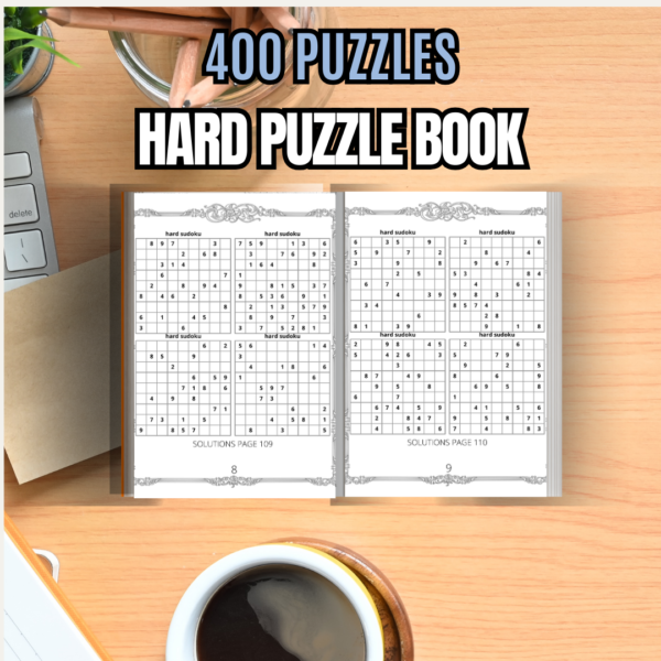 SUDOKU -VOL.3- ( Hard Puzzle Book ) - Image 3