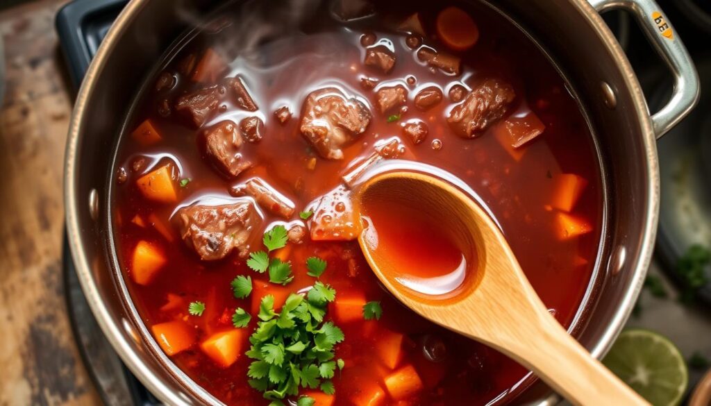 Birria Taco Sauce Preparation