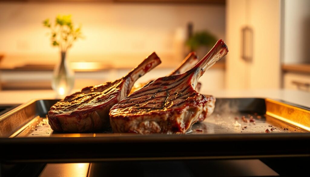 Oven Baked Lamb Chops Cooking Technique